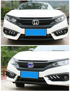 Car Logo Badge Front Grille Trunk Steering Wheel Decoration Accessories For Honda Fit GK5 HRV Vezel Accord Civic Cars Emblem