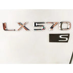 For Lexus LX570 S Accessories 2008-2019 Car Rear Trunk Special Emblem Badge Sticker Letter Rear Emblem