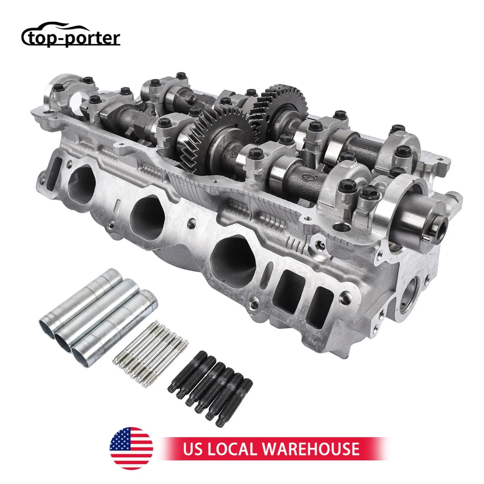 11101-69136 1110169135 Cylinder Head Left For Toyota Tundra 4Runner Tacoma T100 3.4L 1995-2004 5VZFE Silver