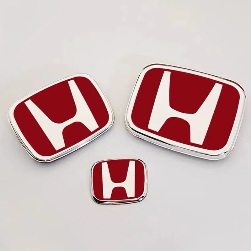 Car  Accessories Freshener Steering Wheel Emblem H-Sticker For Honda Civic Accord City CRV Jade Fit Odyssey Hybrid