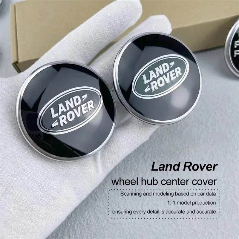 4Pcs 62MM Car Styling Wheel Center Cap Hub Replaced Covers For Land Rover Range Rover Evoque Velar Defender Discovery Freel