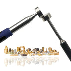 Varilla de hierro de succión retráctil magnética, Extractor multifuncional portátil, Clip de bolígrafo, herramientas de reparación automotriz