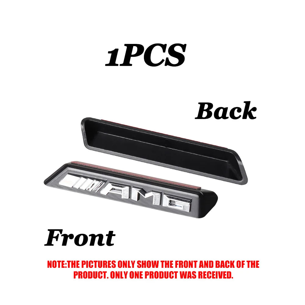 Car Front Grille Emblem Decoration Sticker Auto Styling Accessories For Mercedes Benz AMG W204 W205 B180 W221 W447 Smart CLG GLS