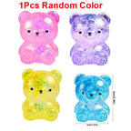 Maltose Cube Stress Squeeze Toy D ecompression Small Ice Cubes Anti Stress Slow Rebound Polar Light Colorful Squeeze TPR Block