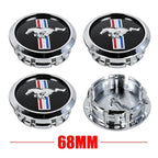 4Pcs 68mm Original Car Wheel Center Hub Caps Covers Hubcap accessories For Ford Focus Mustang Fiesta Mondeo Kuga Transit Escape