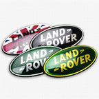 Car Front Grille Emblem Sticker 3D Aluminium Logo Decor Badge For Land Rover Range Rover Sport SVR Discovery Velar L322 L320 P38