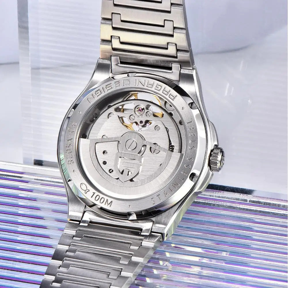 PAGANI DESIGN New 42MM Hollow Tourbillon Luxury Men Mechanical Watch Sapphire Glass Automatic Watches For Men Relojes hombres