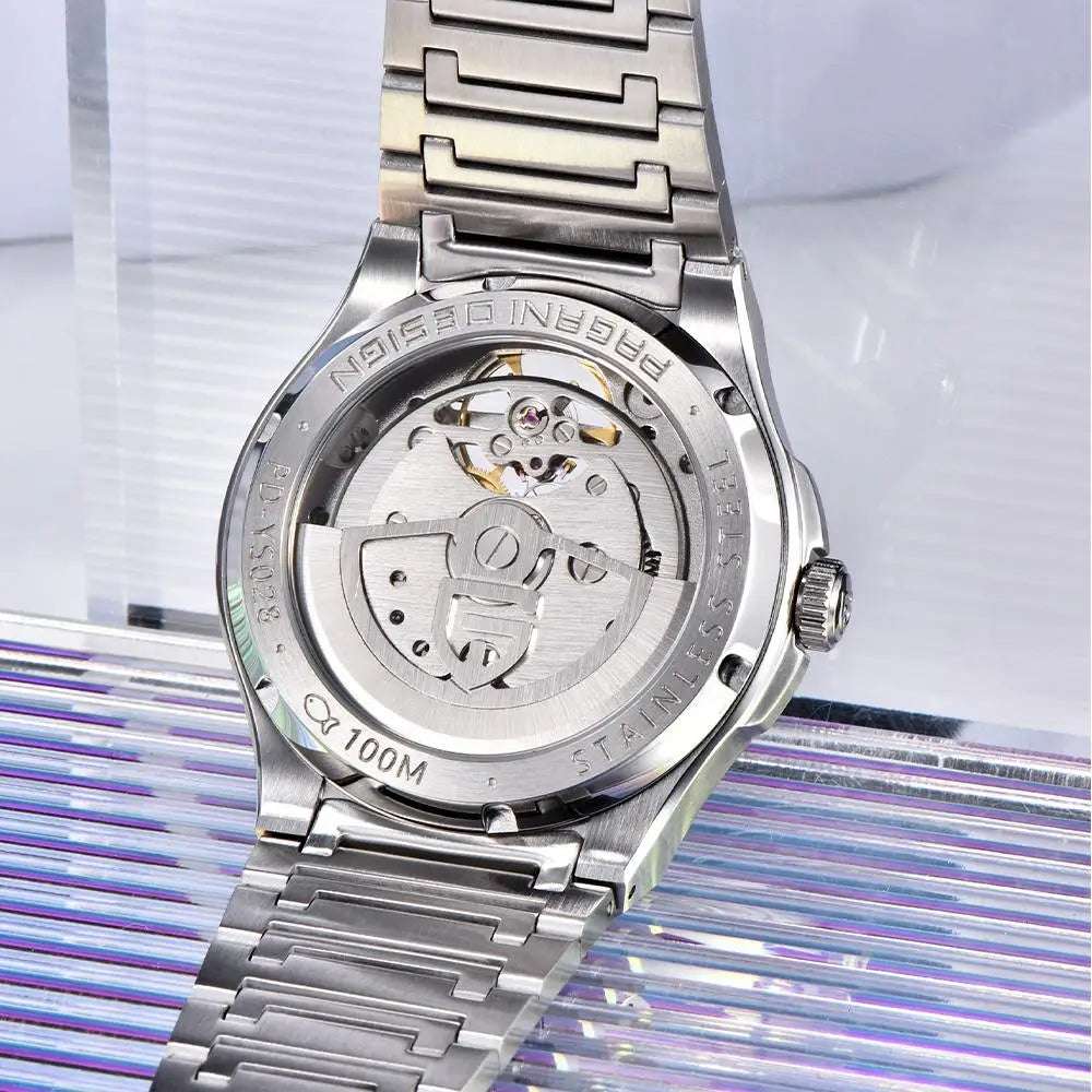 PAGANI DESIGN New 42MM Hollow Tourbillon Luxury Men Mechanical Watch Sapphire Glass Automatic Watches For Men Relojes hombres