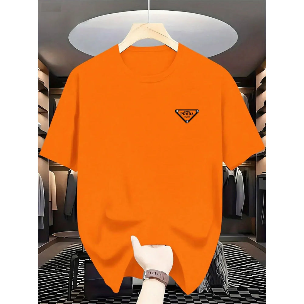 The latest 100% classic printed loose-fitting short-sleeved shirt is a high-quality top suitable for both men and women.