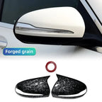 For Mercedes Benz C GLC S E Class W205 X253 W222 W213 W238 carbon Black Side Rearview Mirror Cover Caps Shell LHD RHD