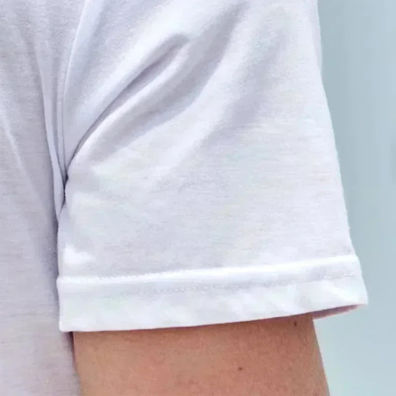 Summer Men's Sports Casual Loose Breathable 100%Pure Cotton Letter Printed Round Neck T-shirt Sports Fitness Short Sleeved Shirt