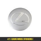 4pcs 56mm Car Wheel Center Hub Cap Stickers Styling For Lexus Fsport RX330 IS250 Ct200h ES300h RX350 IS300h NX300h RX400h ES350