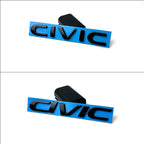 Car front and rear logo sticker accessories For Honda Civic FIT Accord Prelude CRV 5th Mugen CRZ CRX Jazz HRV Pilot Odyssey Elys