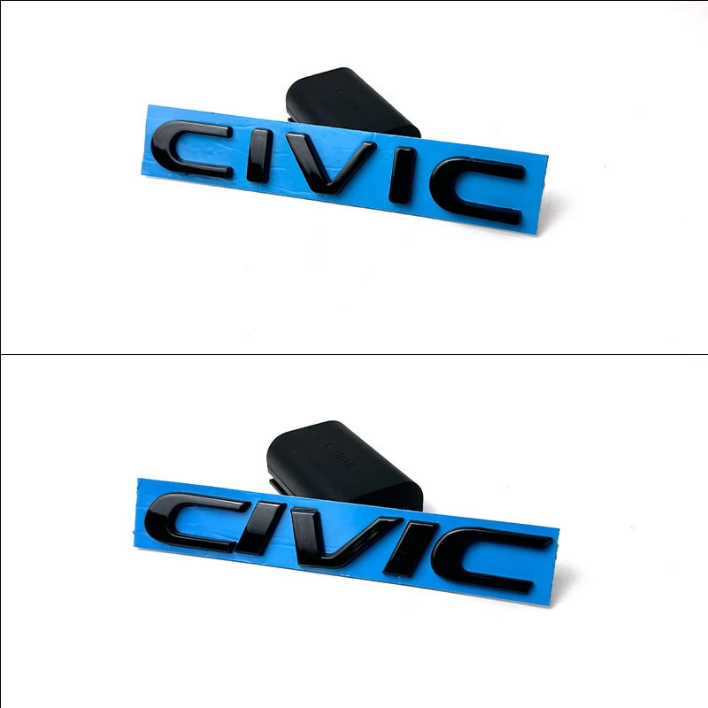 Car front and rear logo sticker accessories For Honda Civic FIT Accord Prelude CRV 5th Mugen CRZ CRX Jazz HRV Pilot Odyssey Elys