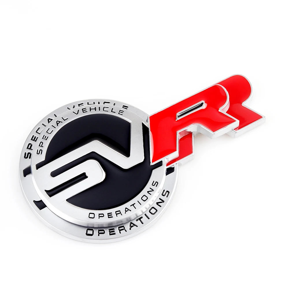 Car Front Grille Emblem Sticker Auto Accessories For Landrover SVR Vogue Velar Evoque Discovery Range Rover  L551 P250 P300 L405