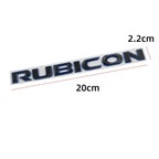 Car Metal Body Logo Decals Badge Emblems Sticker For Jeep Wrangler Rubicon Unlimited 4x4 JK JL JT 2021 2022 2023 2024 Parts