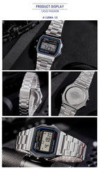 Casio watch silver watch men set brand luxury LED digital Waterproof Quartz men watch Sport military Wrist Watch relogio masculi