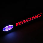 ABS Front Hood Grille LED Light Emblem Badge For Ford Focus MK2 MK3 Fiesta MK7 Ranger Mondeo S-MAX Kuga Mustang Accessories