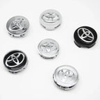 4Pcs 57/62mm Car Wheel Center Hub Caps For Toyota Rav4 Aygo Yaris Corolla Camry Car Tire Center Decoration Stickers Accessories