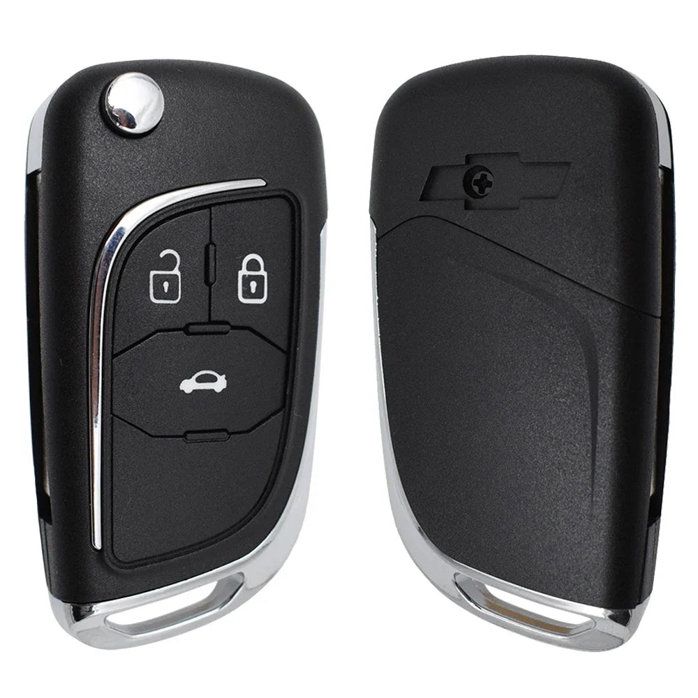 Modified Car Remote Key Shell Case For Chevrolet Cruze Aveo Orlando Lova Epica Spark Camaro Impala Sail Replacement Case