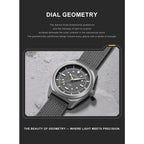 CADISEN TI-7 Autodyne 2026 NEW Titanium Automatic Mechanical Watch Man Canvas Wristwatch MIYOTA 8215 Luminous Waterproof Watches