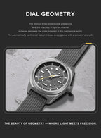CADISEN TI-7 Autodyne 2026 NEW Titanium Automatic Mechanical Watch Man Canvas Wristwatch MIYOTA 8215 Luminous Waterproof Watches