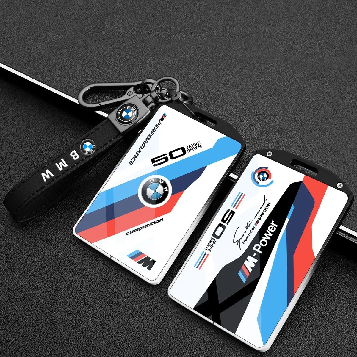 Car Keychain For BMW Card Key Protection Cover New X1/7 Series 5 4 3 Series X5 Shell X7 Buckle 535li Advanced NFC Five Series