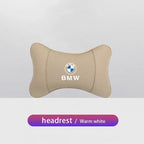 For BMW X1 X2 X3 X4 X5 X6 X7 E28 E60 E90 F20 E46 E39 E36 E92 E91 E34 E53 Key Chian Car Seat Headrest Auto Logo Neck Pillow