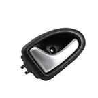 For Renault Car Inside Inner Door knob Interior Door Handle Left Right Fit For Clio 2000-2009 2/3-4/5 Doors Silver Matte Handles