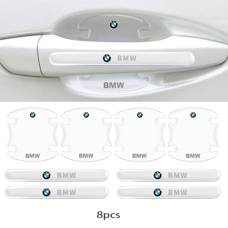 For BMW M M3 M5 X1 X3 X5 X6 E90 E91 E92 E93 M3 E60 Car Door Bowl Handle Protector Stickers Transparent Anti-scratch Film