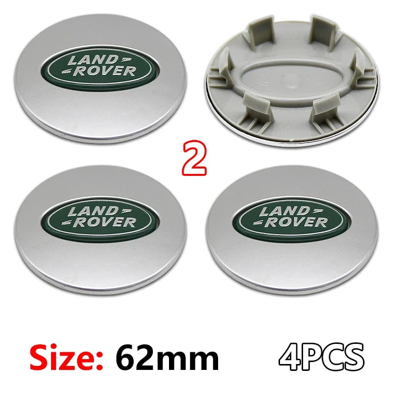 4Pcs 62mm Premium ABS Car Wheel Center Hub Caps Emblem Badge For Range Rover L322 L405 Evoque Discovery Velar SVR Accessories