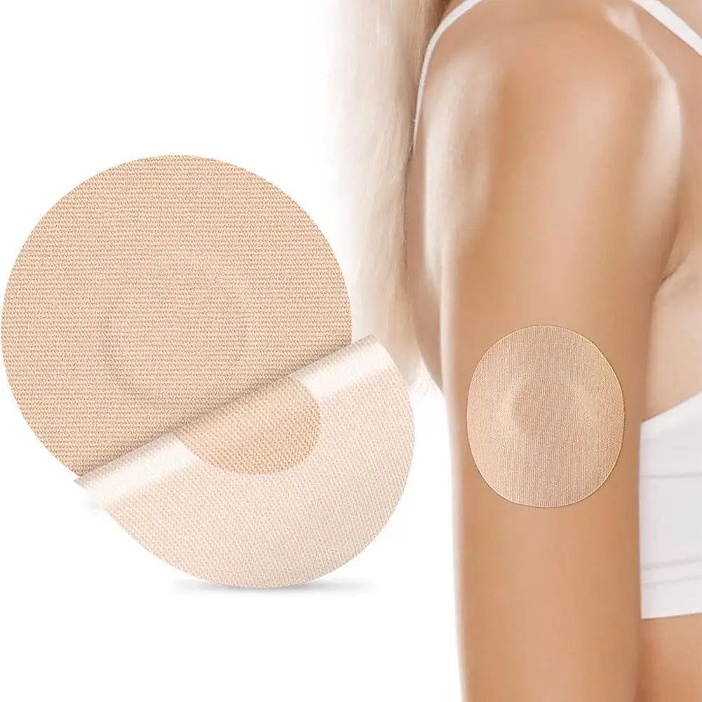 Blood glucose meter sensors Libre 2/3, Waterproof Patches, Hypoallergenic & Latex-Free No Glue in Center, 25PCS/Pk
