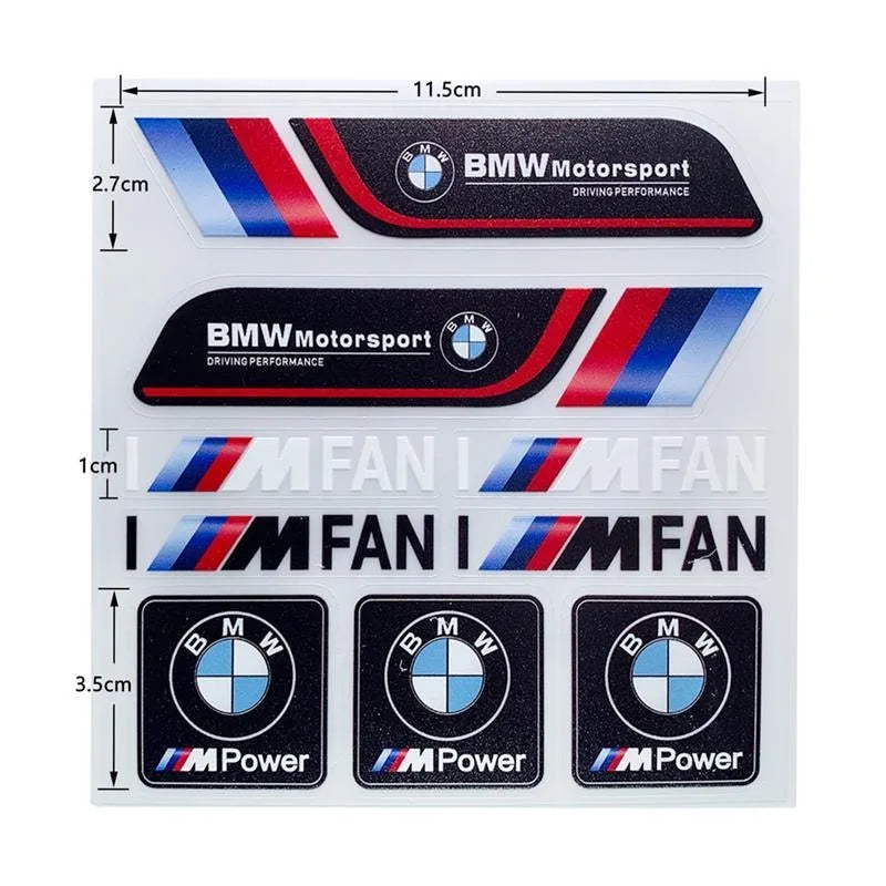 Car Decoration Strip Trunk Sticker Decals Decal For Bmw M Power Performance E93 F10 F20 F30 F40 F25 F26 F31 M3 M5 X1 X3 X5 X6 X7