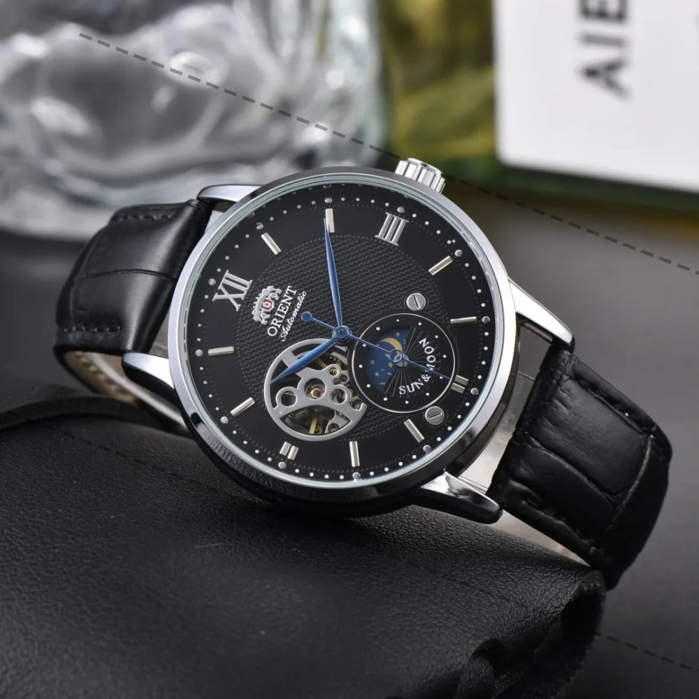 Mechanical Movement Unisex Watch Full Functionality World Time Ultra-Thin Orient Series