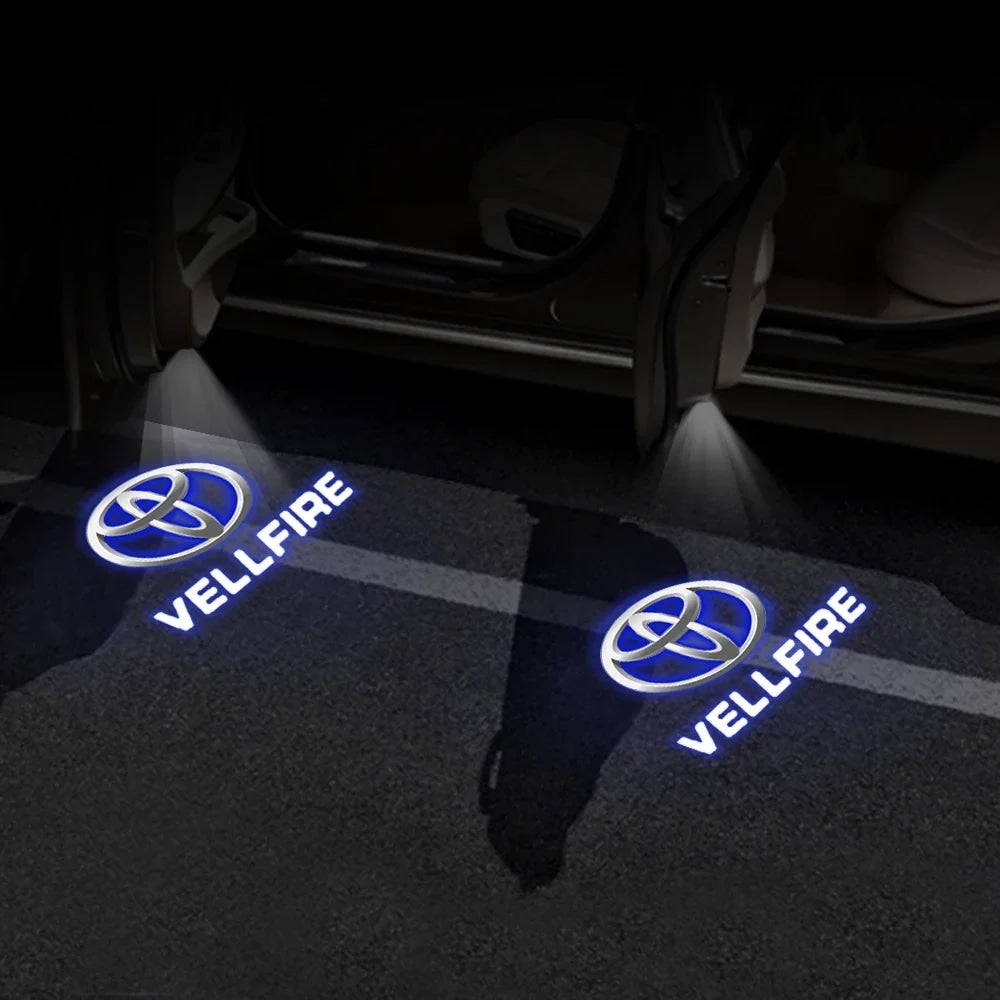 Night Light sticker For Toyota Led Car Door Welcome Lamp Laser Projector Logo Camry Corolla Prius RAV4 Land Cruiser Prado Tundra