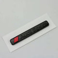 AUDI S3 4Ring logo ABS Black Car Hood Front Grill Emblem Rear Trunk Badge Sticker S3 Emblem Audi Sport Sticker For S3 2010-2020