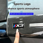 For BMW X3 G45 2025-2026 LHD ABS carbon fiber material Passenger side center console trim car center console, glove box panel