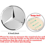 52mm 57mm Car Steering Wheel Badge Sticker Replace Decor For Mercedes Benz B/C/E/S Class A Class C200L GLC GLK FXPT-JS-BENZ