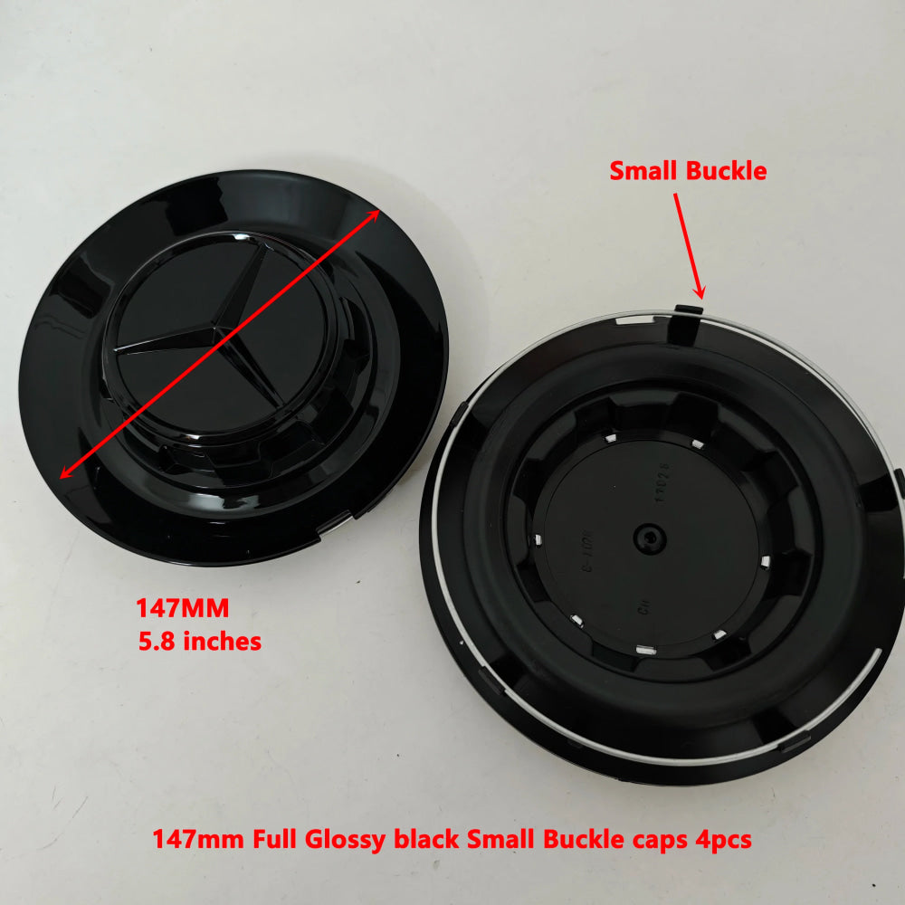 4PCS Aluminum Car Wheel Center Hub Caps for Mercedes-Benz A45S C63S E63S AMG GT GTS C190 Auto Styling Accessories
