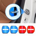 4PCS Car Door Lock Cover Stainless Steel Protection Accessories For Lincoln Continental MKZ Town-car Navigator MKX Energy Zephyr