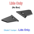 For Tesla Model Y Juniper Trunk Organizer Side Storage Box Boot Organizer Flocked TPE Mat Anti-dirty 2025 Car Travel Accessories