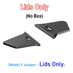 For Tesla Model Y Juniper Trunk Organizer Side Storage Box Boot Organizer Flocked TPE Mat Anti-dirty 2025 Car Travel Accessories