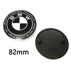 7Pcs 82mm 74mm 68mm 45mm Used For The 50th Anniversary Of BMW/new Black And White Badge ABS Badge For Wheel Rim And Hub Cap