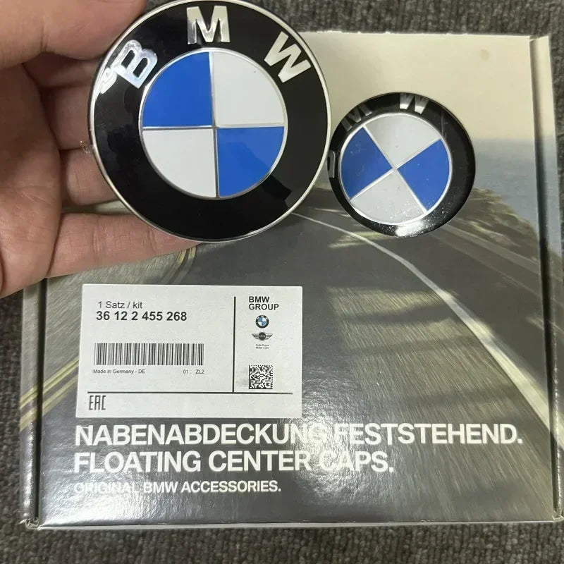 68MM 56MM Floating Wheel Center Cap For BMW M E39 E46 E60 E90 F10 F30 G32 G38 G01 G02 G05 F45 F46 F48 F49 F39 F84