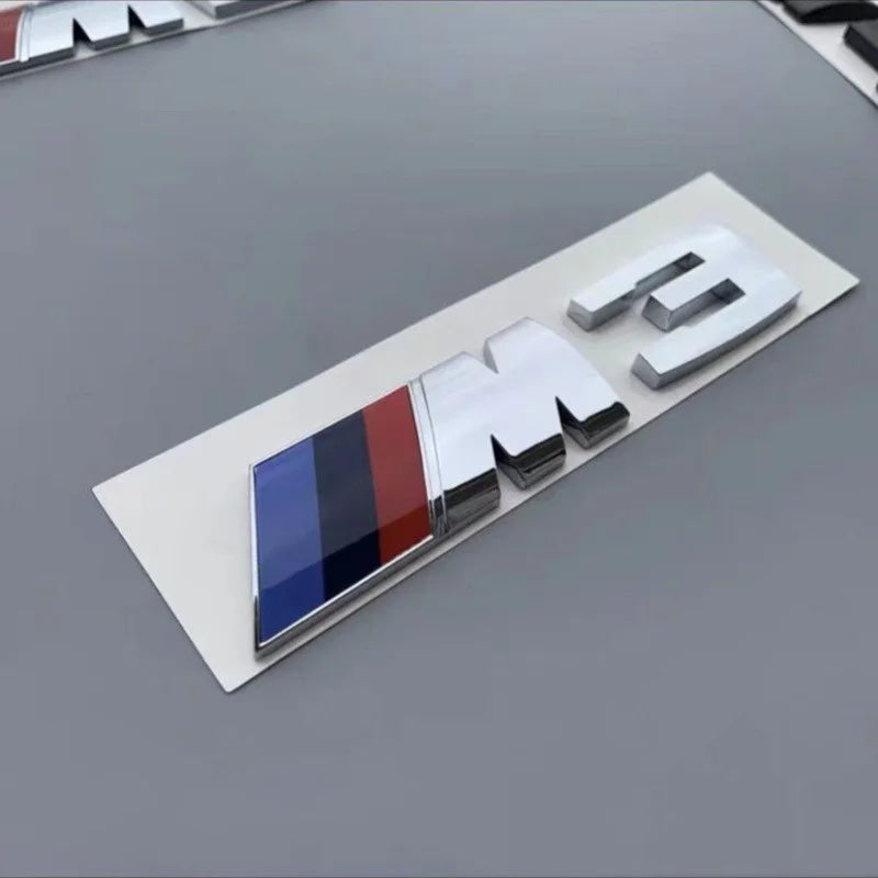 3D Emblem Car Fender Side Rear Trunk Badge M Logo Sticker Number Decal For BMW M1 M2 M3 M4 M5 M6 M7 Performance Auto Accessories