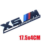 1PCS Car Stickers Car Trunk Sticker Car Badge For BMW X3 X4 F25 F26 G01 G02 X5 G05 X6 F15 F16 E70 E71 M Competition