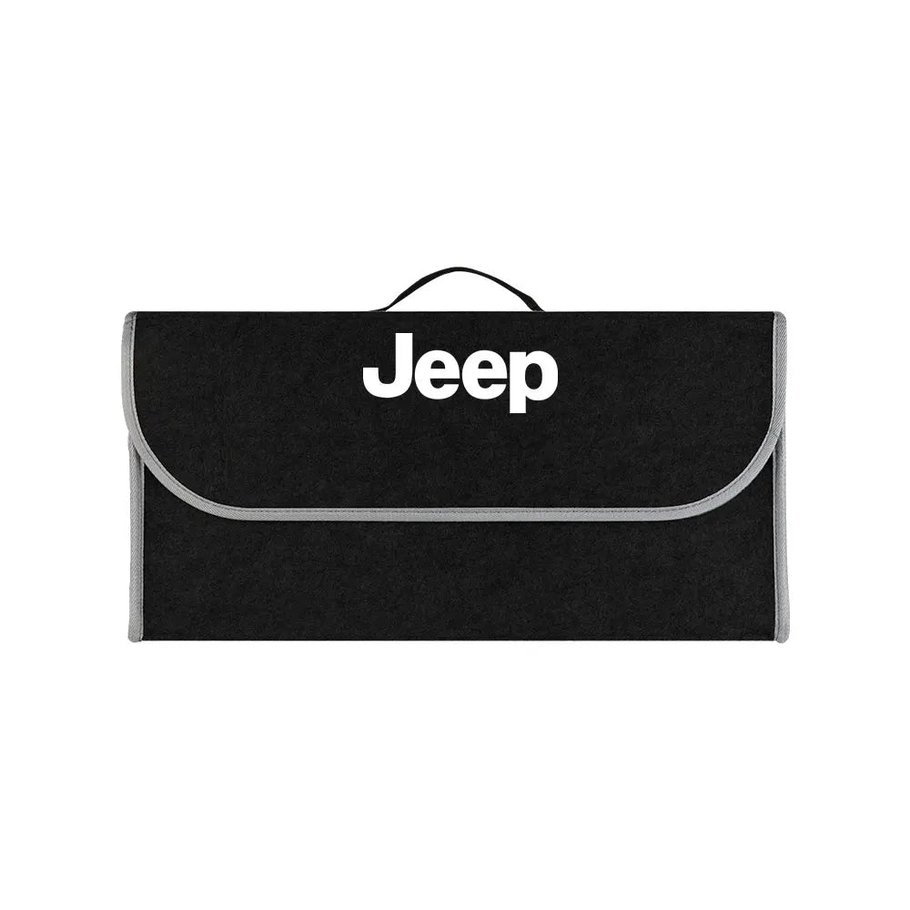 Car Trunk Organizer Box Large Capacity Folding Storage Bag Accessories For Jeep Wrangler Renegade Compass Gladiator Cherokee JL