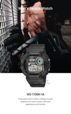 Casio Men's Watch Fashion Sports Outdoor Wristwatch Active Lifestyle Timepiece Casual Design WS-1700H series