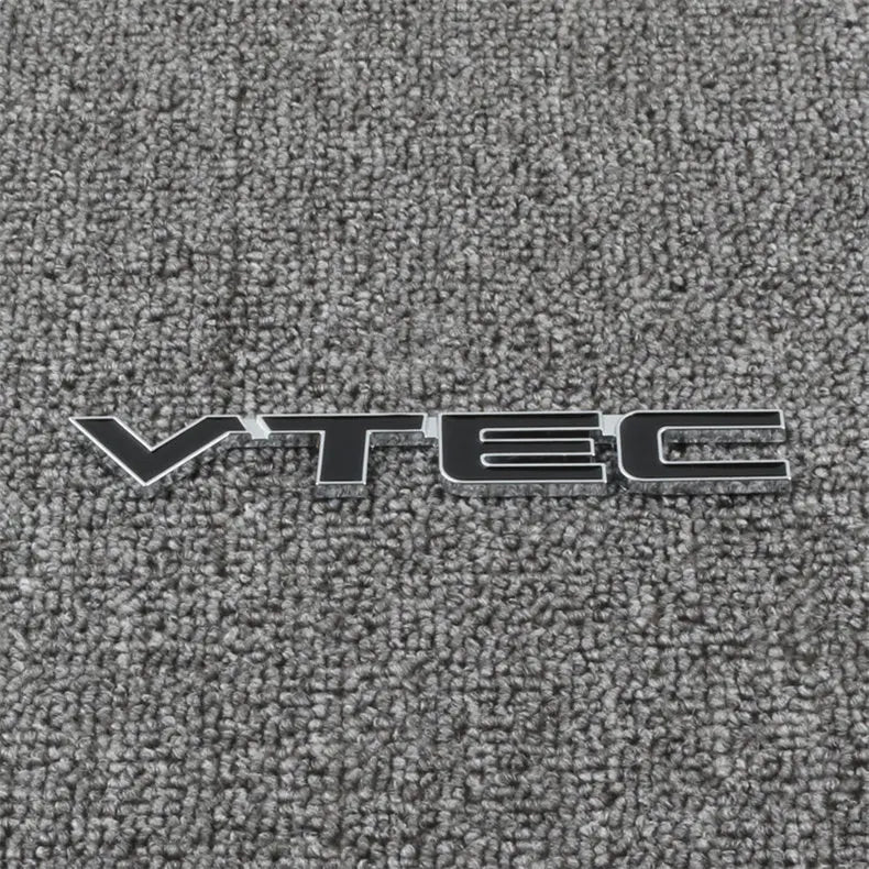 Car Emblem Decals VTEC IVTEC Metal Badge Sticker Accessories For Civic cb400 i-VTEC vfr800 cb750 Accord Odyssey CRV Pilot FIT