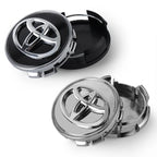56/62mm Car Wheel Hub Center Caps 4PCS For Toyota Yaris Prius Rav4 Land Cruiser Highlander TRD Corolla C-HR Aygo Mod Parts